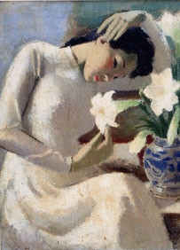 Thiếu nữ bên hoa huệ
của Tô Ngọc Vân.