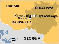 Nga: Xung đột ở nước cộng hòa tự trị Ingushetia làm ít nhất 46 người thiệt mạng