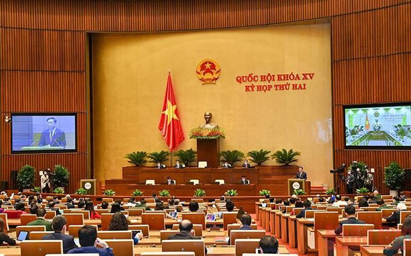 Quang cảnh phiên làm việc ngày 20/10 của Quốc hội