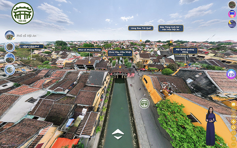 Hội An Metaverse với hướng dẫn viên AI.