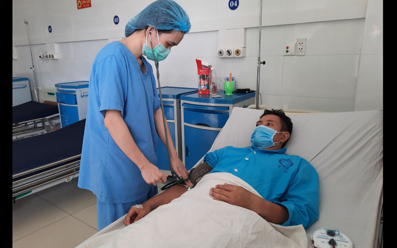 Bệnh nhân T.Q.V. được cứu sống sau ca phẫu thuật kéo dài gần 8 giờ