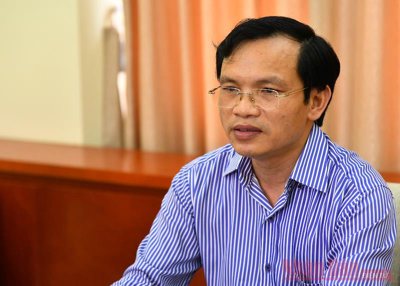 Cục trưởng Cục Quản lý chất lượng, Bộ GD-ĐT Mai Văn Trinh (Ảnh: THUỶ NGUYÊN)