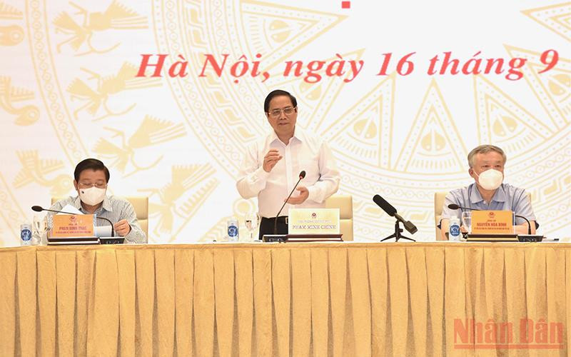Thủ tướng Phạm Minh Chính phát biểu tại hội nghị.