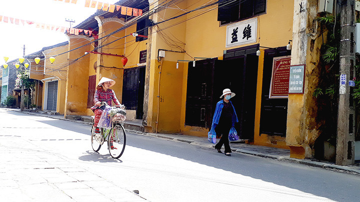 Căn nhà tại số 21 Nguyễn Thái Học, phường Minh An, thành phố Hội An (Quảng Nam), thuộc diện trùng tu, kinh phí do tỉnh tài trợ.