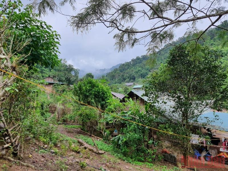 Một góc bản vùng cao Điện Biên.