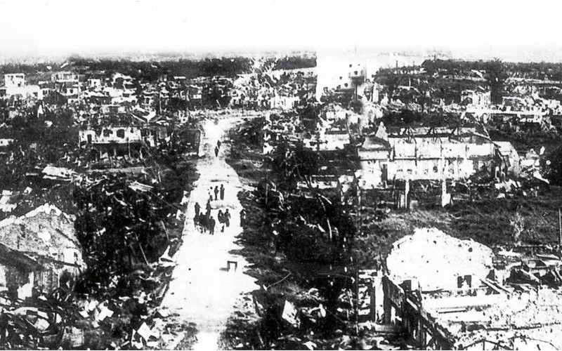 Thị trấn Đông Hà của 50 năm trước. (Ảnh tư liệu)