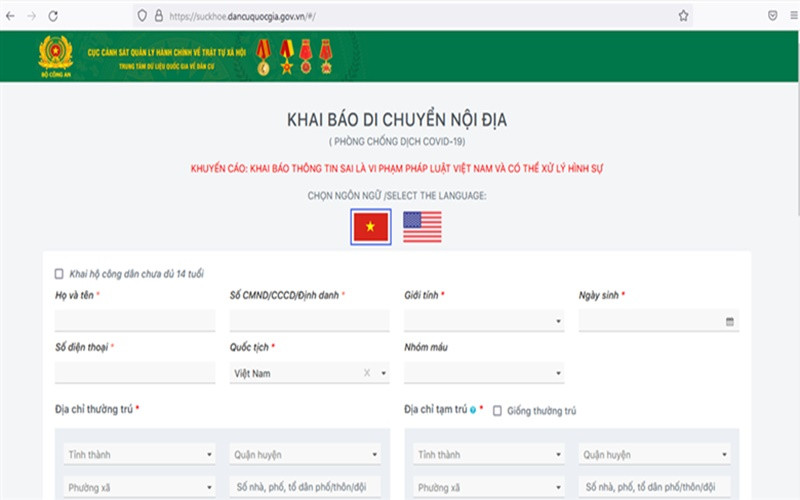 Công dân cần khai báo y tế trực tuyến trước khi đi qua các chốt kiểm dịch ra vào Hà Nội.