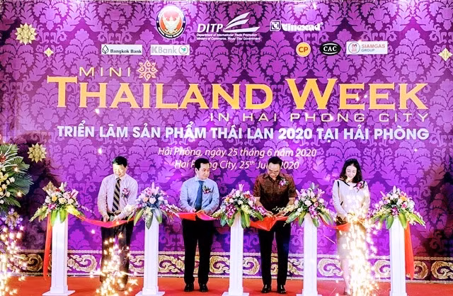 Lễ khai mạc Triển lãm sản phẩm Thái Lan tại Hải Phòng.