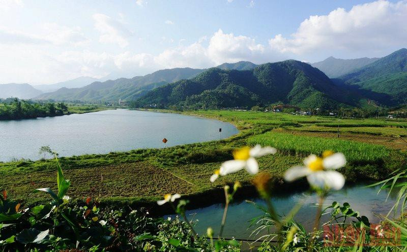 Một góc xã Hòa Bắc.