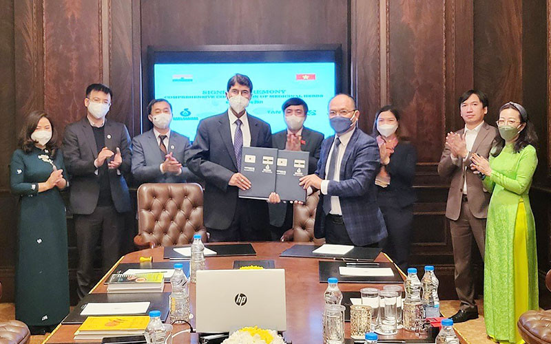 Tân Thành Holding sẽ trở thành nhà cung cấp nguyên liệu dược phẩm cho Tập đoàn Sami - Sabinsa.