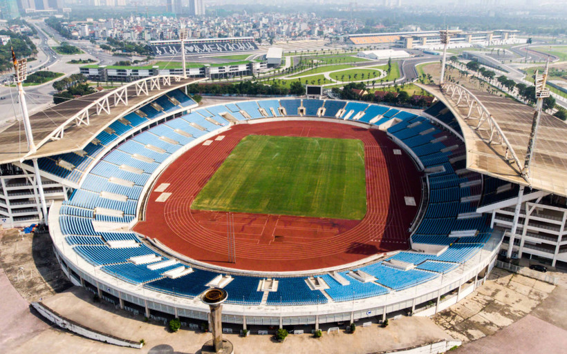 SVĐ Mỹ Đình là nơi tổ chức môn bóng đá nam và điền kinh. (Ảnh: C.O)