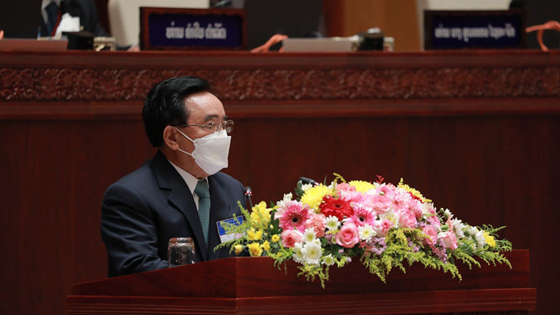 Thủ tướng Lào Phankham Viphavanh. (Ảnh: Xuân Sơn)