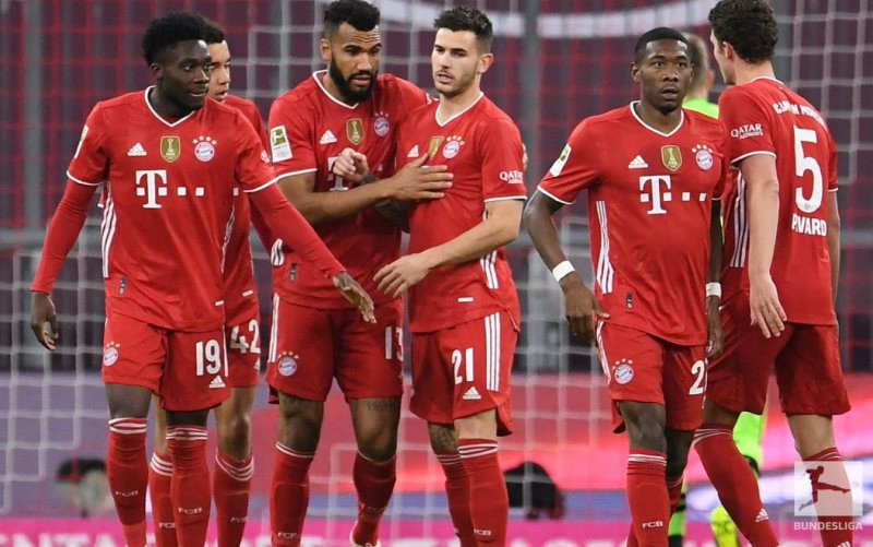 Bayern chỉ còn cách ngôi vô địch Bundesliga đúng một trận thắng nữa. (Ảnh: Bundesliga)