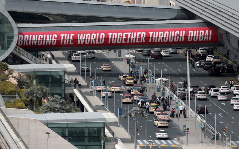 Một góc Sân bay Quốc tế Dubai hồi năm 2019 (Ảnh: REUTERS)