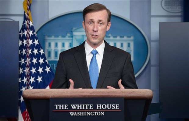 Cố vấn an ninh quốc gia Mỹ Jake Sullivan. (Ảnh: AFP/TTXVN)