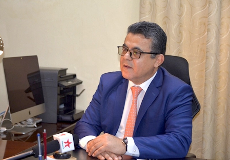 Đại sứ đặc mệnh Toàn quyền Nhà nước Palestine tại Việt Nam Saadi Salama. (Ảnh: qdnd.vn)