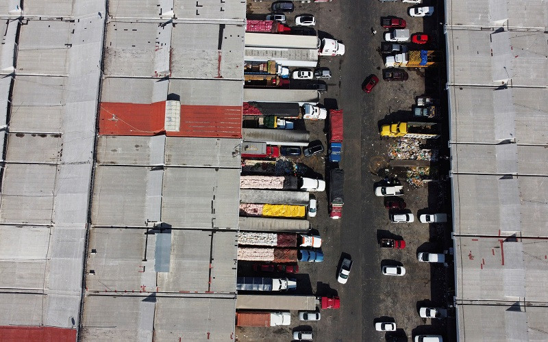 Chợ Central de Abasto ở Mexico City, Mexico là một trong những khu chợ đầu mối lớn nhất thế giới. (Ảnh: Reuters)
