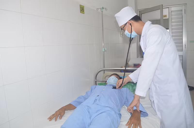 Bệnh nhân T.V.C sau khi được can thiệp đặt stent.