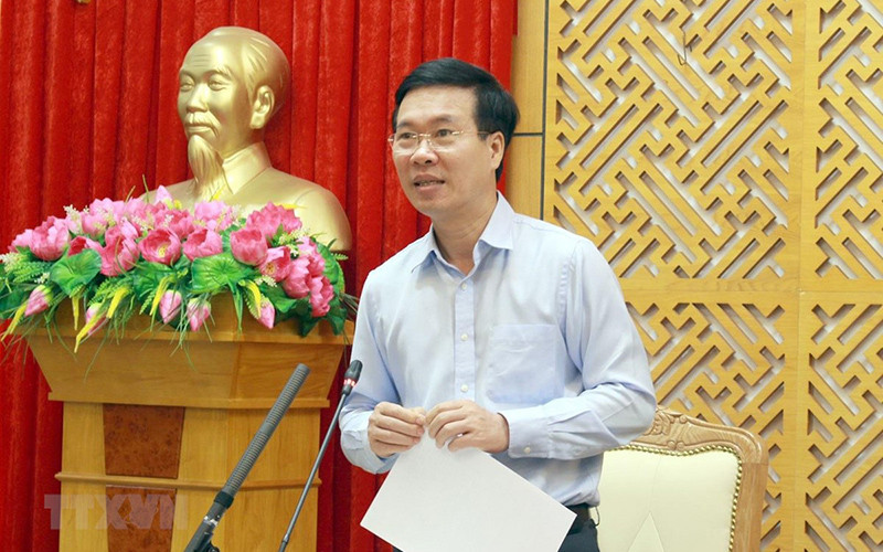 Đồng chí Võ Văn Thưởng. (Ảnh: Đồng Thúy/TTXVN)