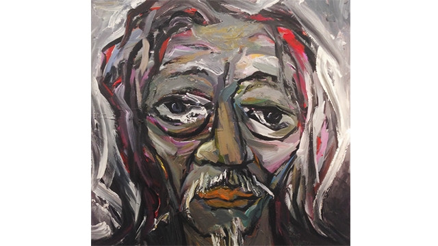 Tác phẩm “Tôi” của họa sĩ Dương Ngọc Hùng.