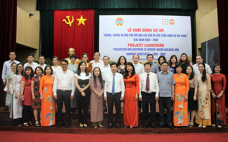 Lễ khởi động dự án (Ảnh: UNFPA).