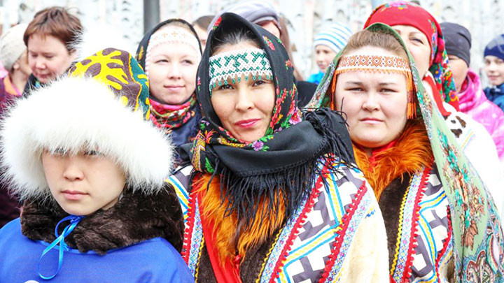 Người Khanty với người Mansi có quan hệ họ hàng gần gũi. Ảnh: NYAGAN.LIFE