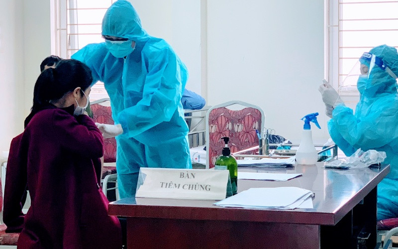 Triển khai tiêm mũi vaccine phòng Covid-19 tăng cường tại Hải Phòng.