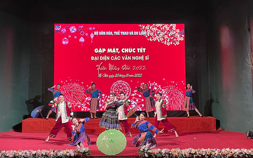 Một tiết mục văn nghệ trong chương trình.