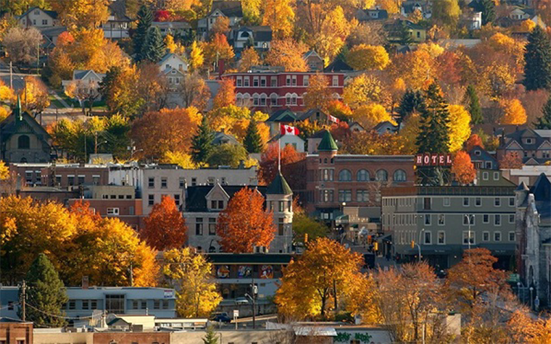 Thành phố Vancouver ngập tràn sắc màu khi chuyển sang mùa thu. (Ảnh: Viettravel)
