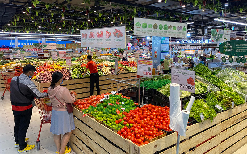 Hoạt động kinh doanh thương mại trên địa bàn được mở cửa, khôi phục (Ảnh: Quốc Dũng). 