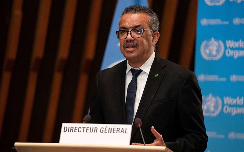 Tổng Giám đốc WHO Tedros Adhanom Ghebreyesus. (Ảnh: AFP/TTXVN)