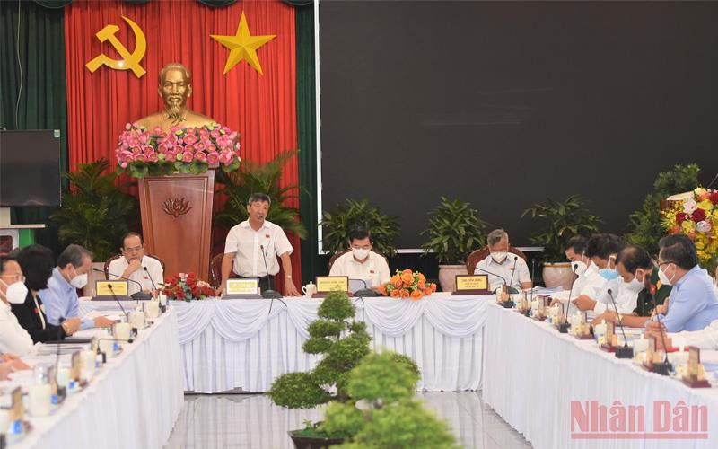 Quang cảnh Hội nghị Ban Chấp hành Đảng bộ tỉnh Đồng Nai.