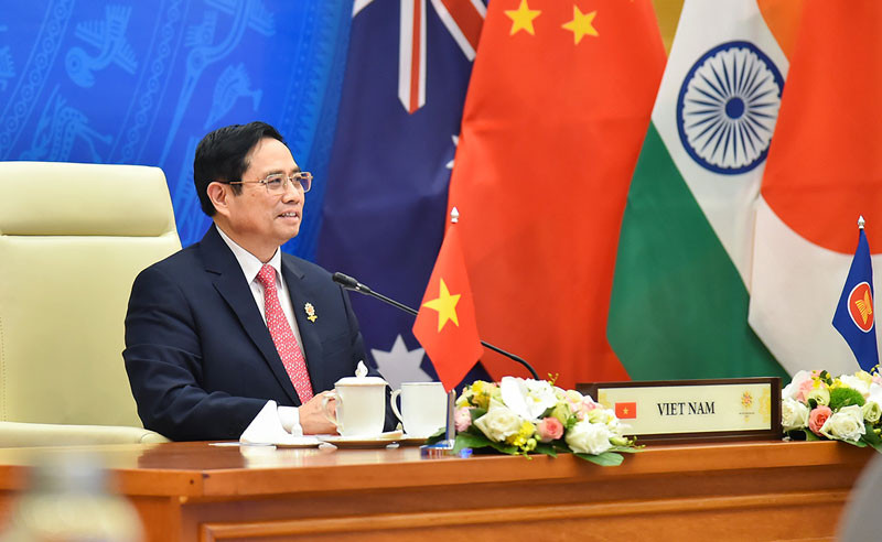 Thủ tướng Phạm Minh Chính tham dự Hội nghị cấp cao Đông Á lần thứ 16. (Ảnh Báo Thế giới và Việt Nam)