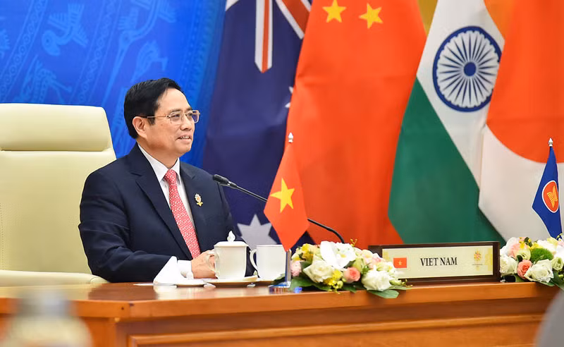 Thủ tướng Phạm Minh Chính tham dự Hội nghị cấp cao Đông Á lần thứ 16. (Ảnh Báo Thế giới và Việt Nam)