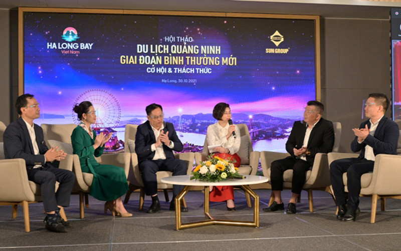 Hội thảo "Du lịch Quảng Ninh giai đoạn bình thường mới - Cơ hội và thách thức". 