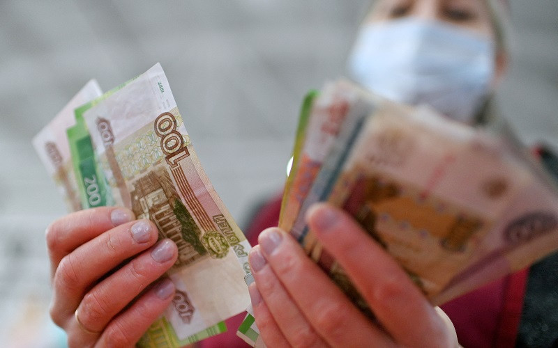 Đồng ruble của Nga. (Ảnh: Reuters)