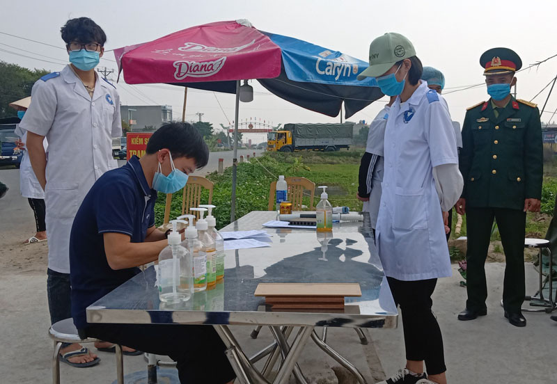 Các chốt kiểm soát liên ngành ở tỉnh Thái Bình sẽ linh hoạt điều chỉnh việc quản lý người, phương tiện ra vào tỉnh.