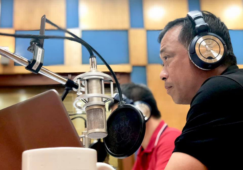 Bình luận viên Quang Tùng. (Ảnh: FBNV)