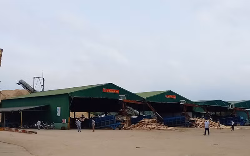 Hiện trường, nơi xảy ra vụ tai nạn lao động chết người.