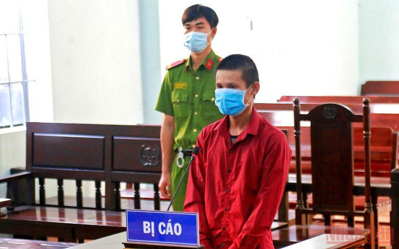 Bị cáo Đào Minh Châu tại phiên tòa.