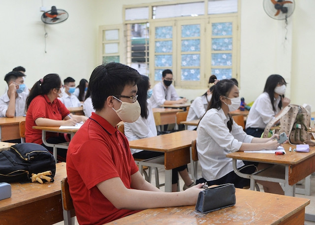 Học sinh Hà Nội (Ảnh: THỦY NGUYÊN).