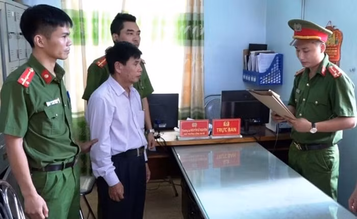 Đối tượng Dương Minh Hiến bị bắt tạm giam.