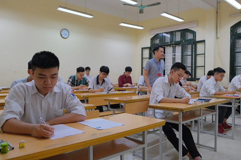 Tại Kỳ thi THPT quốc gia 2019 (Ảnh minh hoạ: THUỶ NGUYÊN)