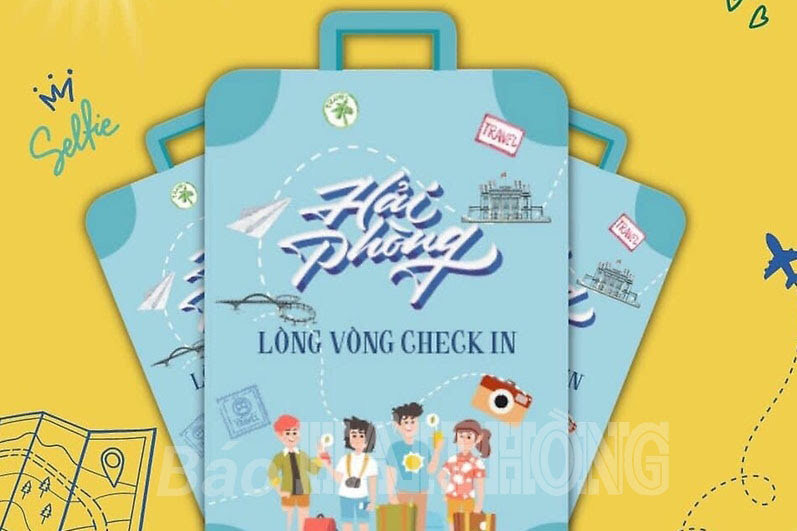 Bản đồ “Hải Phòng lòng vòng check-in” của Sở Du lịch Hải Phòng. (Ảnh: thanhphohaiphong.gov.vn)