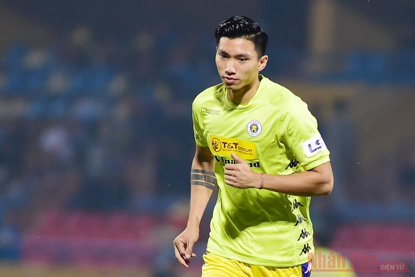 Đoàn Văn Hậu là 1 trong 2 vận động viên trong Đoàn tham dự Đại hội thi đua yêu nước toàn quốc lần thứ X. (Ảnh: TRẦN HẢI)