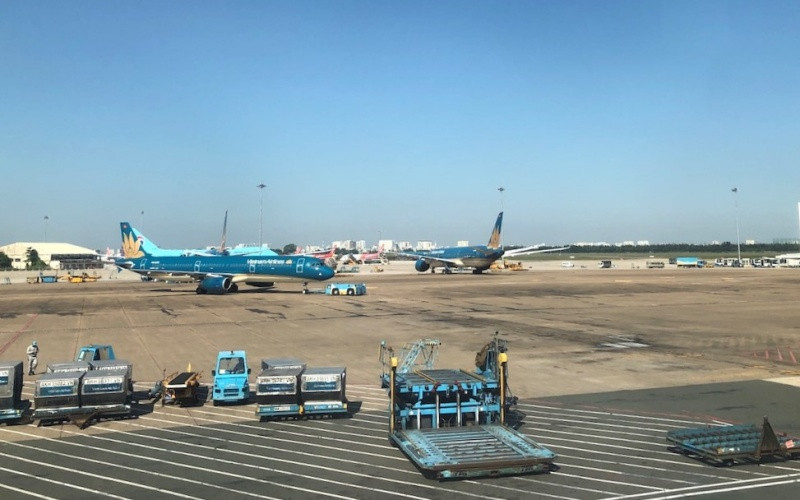 Sân bay Tân Sơn Nhất.