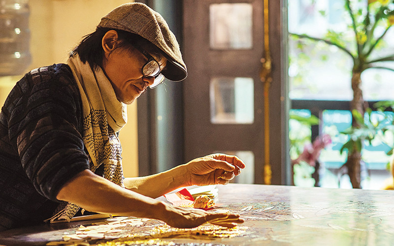 Bảng màu sơn mài của tôi hoàn toàn khác biệt