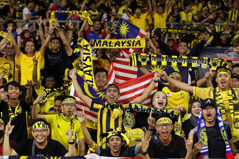Malaysia luôn nổi tiếng với lượng cổ động viên hùng hậu. (Ảnh: FAM)
