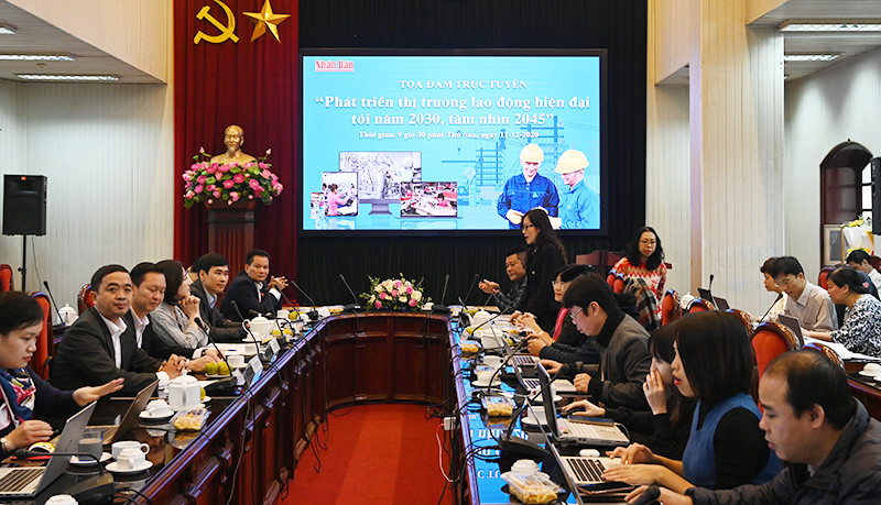 Tọa đàm trực tuyến “Phát triển thị trường lao động hiện đại tới năm 2030, tầm nhìn 2045”