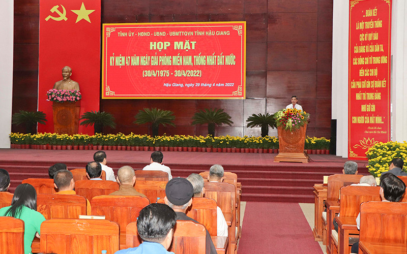 Họp mặt kỷ niệm 47 năm đại thắng mùa xuân năm 1975.